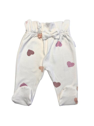 Mamatti PG15015 – półśpiochy z wysokim stanem, dla dziewczynki, bawełniane