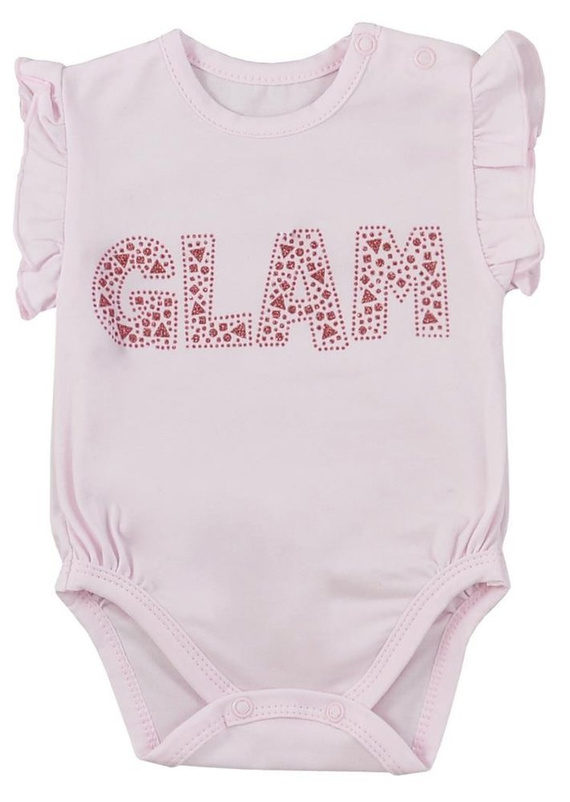 "GLAM LATO" Body niemowlęce krótki rękaw Koala- szary