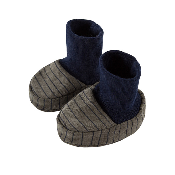 Buciki niemowlęce 3-pak Good Day Eevi - granatowy/zielony/beżowy