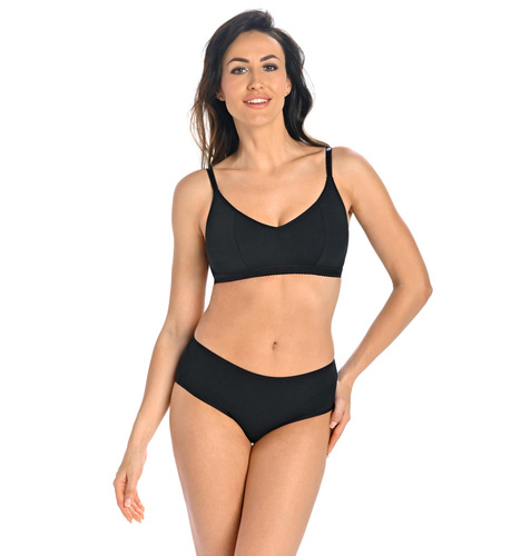 Biustonosz braletka bez fiszbin Bianca Teyli - czarny