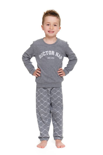 PDU.5243 Piżama dziecięca Unisex Doctor Nap - grey