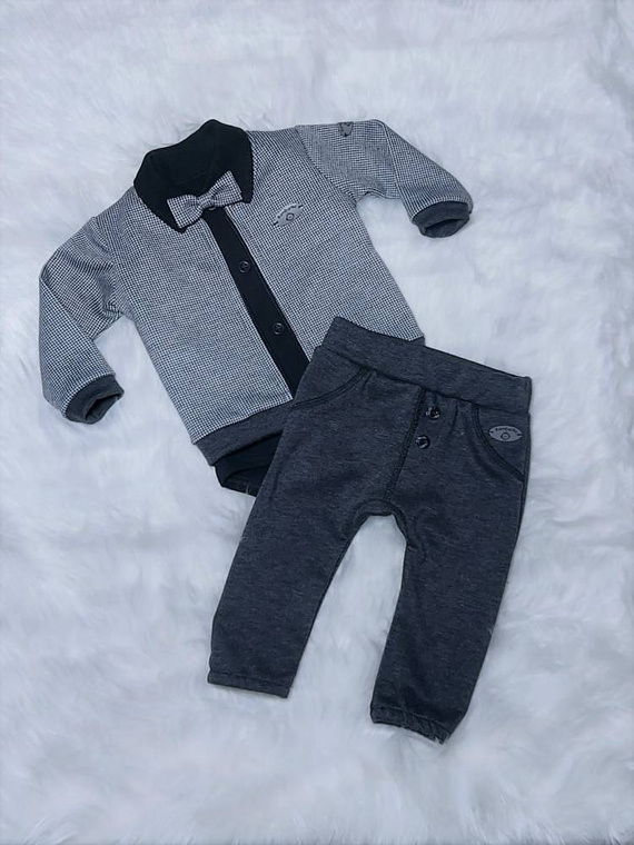 Body z długim rękawem Miłosz Bambarillo czarny