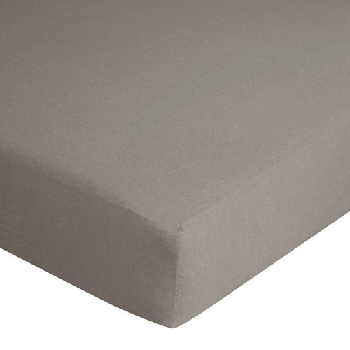 Prześcieradło jersey z gumką na wysoki materac Design91 srebrne