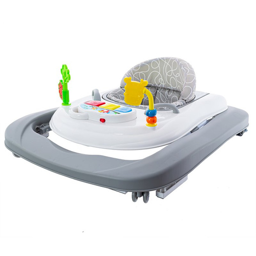 W2208UR2 Chodzik dziecięcy z interaktywnym panelem Eurobaby grey