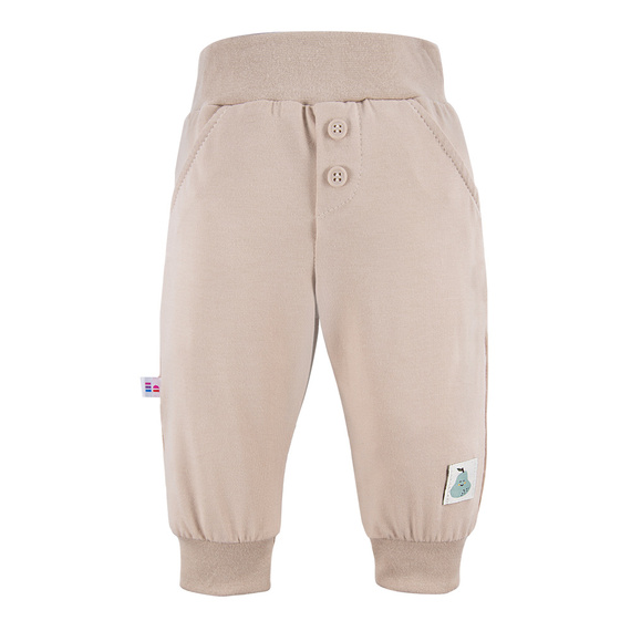 Spodnie bawełniane Pearfect Eevi - beżowy