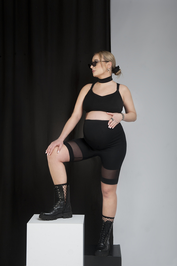 Legginsy ciążowe Rebeca Teyli czarny