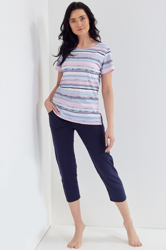 Piżama damska 111 Cana -granatowy