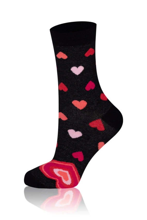 Skarpety M30D Serce Italian Fashion - czarny