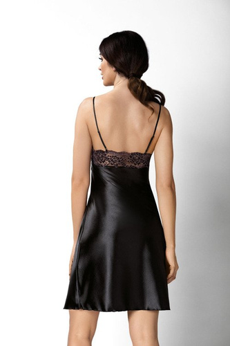 Larisa damska koszulka nocna Donna - czarny