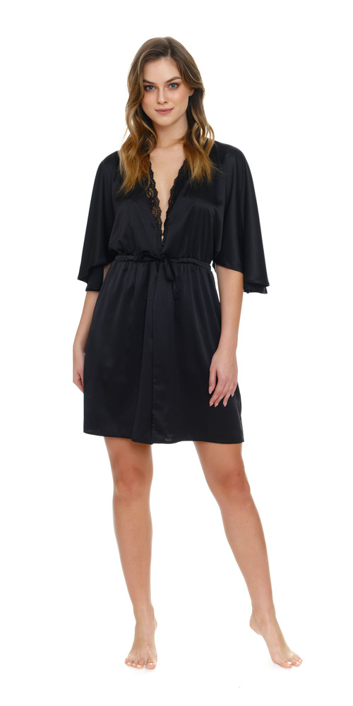 Szlafrok damski 5102 Doctor Nap - black
