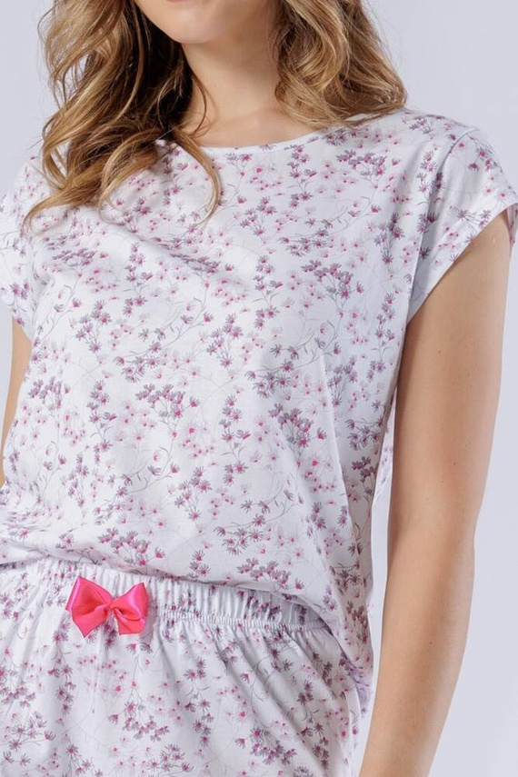 Piżama damska 1544 Fryda Leveza biały