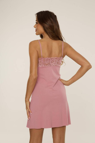 Koszula nocna 639 Noela Forex - brudny róż