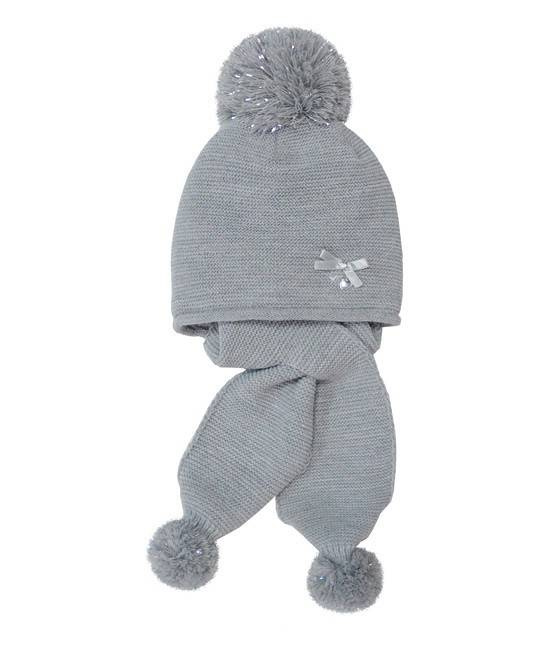 Komplet Czapka + szalik dziecięca 42-429 AJS mix-kolor