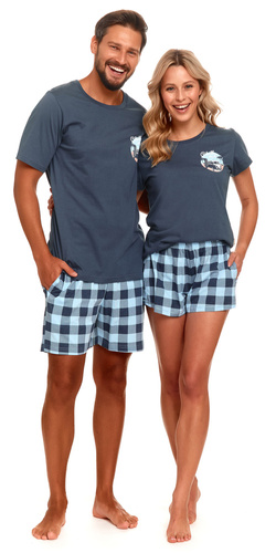 PM.4417 Piżama Damska Doctor Nap - deep blue