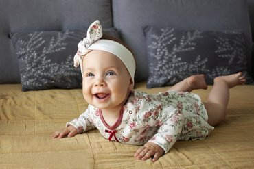 Opaska niemowlęca "ROSES M" Makoma druk