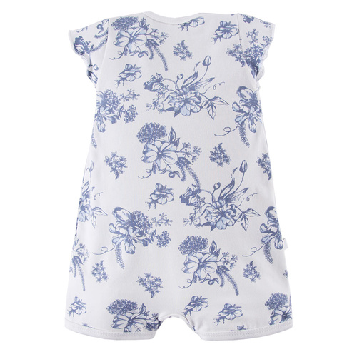 Rampers niemowlęcy Botanic Eevi - biały druk