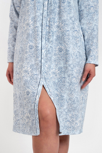 Koszula nocna damska Talita Italian Fashion - druk niebieski 