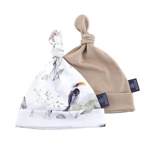 Sawanna czapki niemowlęce - Makaszka