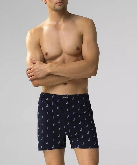 Bokserki męskie 2MBH-002 Atlantic granatowy zielony