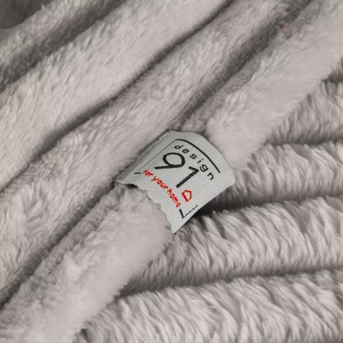 Koc narzuta z mikrofibry Soft Designe91 beżowy 