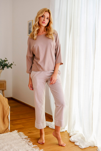 Piżama Damska 5119 Doctor Nap - beige