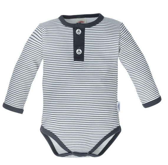 Body guzik z długim rękawem "LA MER" Makoma druk