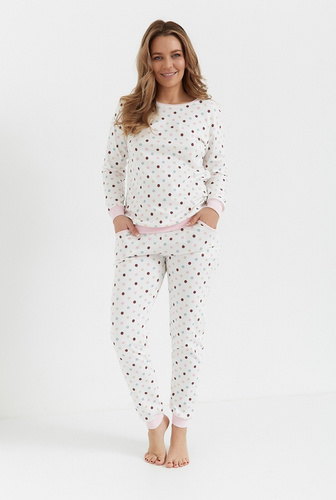 Piżama damska Interlock 435 Cana - ecru