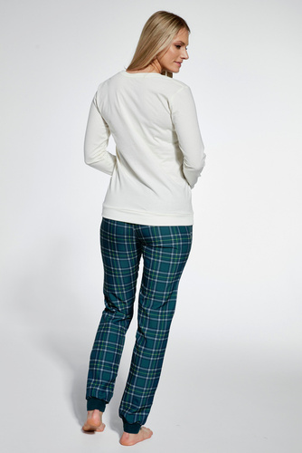 Piżama damska 671/347 Cookie Cornette - ecru