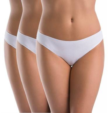 Figi damskie wielopak Elisa Teyli - biały