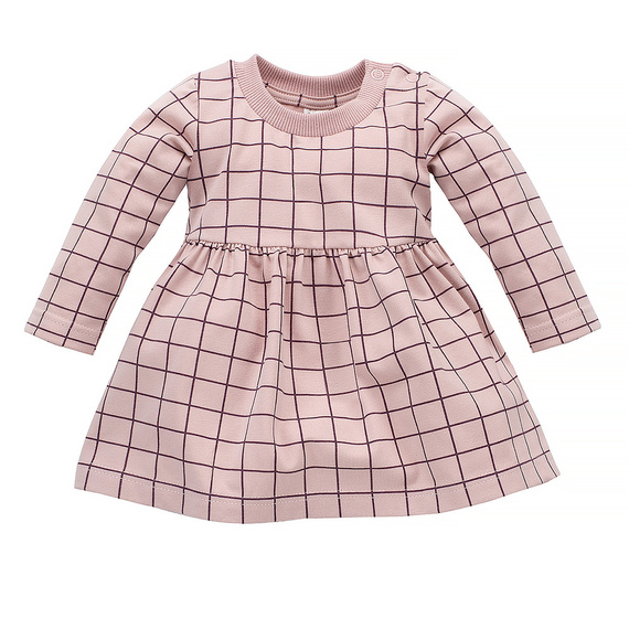 Sukienka dziewczęca Romantic Pinokio - róż druk