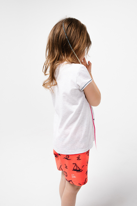 Piżama dziewczęca Marina Italian Fashion - jasny melanż