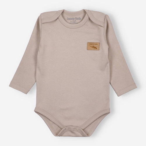 Gładkie Body Lagarto Verde - beżowy