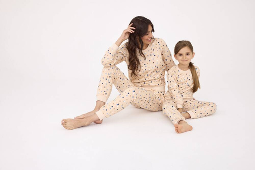 Piżama damska 163/378 Maya Cornette beżowy 