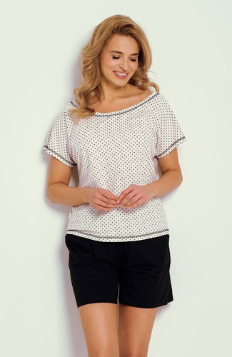Piżama Damska 3353 Ayla Taro- czarny