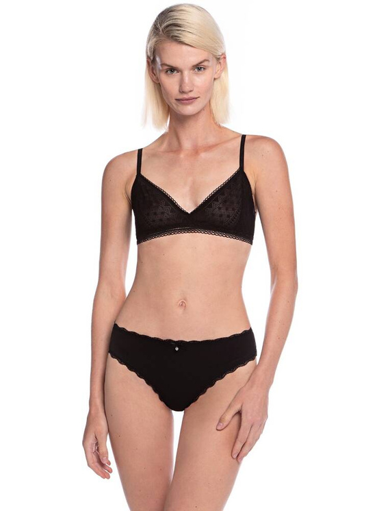 Figi Damskie L-1535 BI A'2 Lama czarny mix kolor