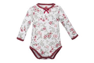 Body z długim rękawem "ROSES M" Makoma druk