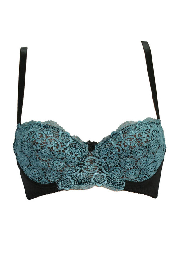 0105 Biustonosz miękki Kostar - turkusowy