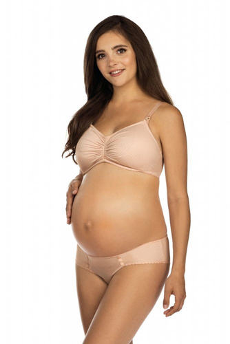 3074 Biustonosz do karmienia Lupoline- beżowy