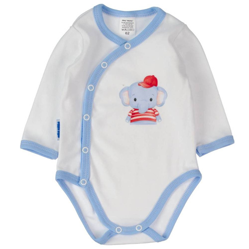 Komplet body z półśpiochem Wesoły słonik Martex różowy