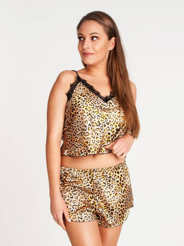 Piżama damska PJS-0001- panterka 