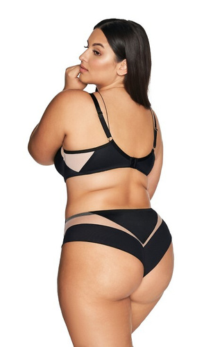 2136 Biustonosz soft miękki Ava - czarny