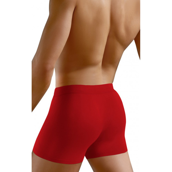 Bezszwowe bokserki męskie BM07 Solar Sesto Senso - czerwony