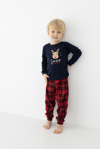 Piżama dziecięca Nathan Kids Sensis - granatowy