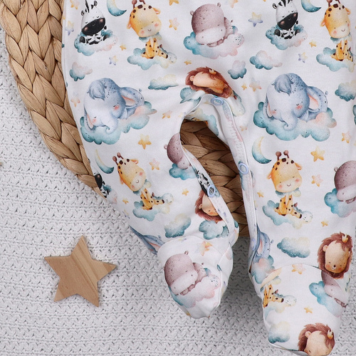 Śpiochy niemowlęce Little Dreamers Nini – bawełna organiczna, hipoalergiczne napy, ekologiczne, polska produkcja