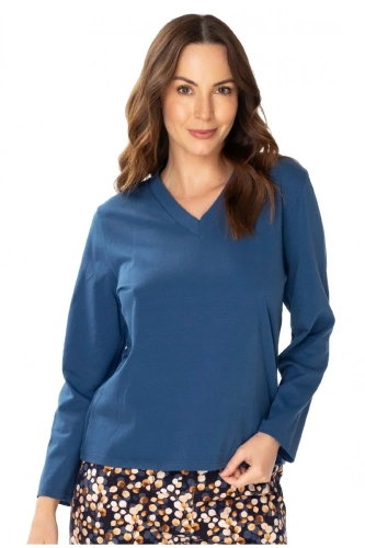 Bluzka piżamowa 86673 Lucy Mewa jeans