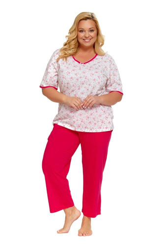 Piżama Damska Plus Size 5290 Doctor Nap - viva magenta