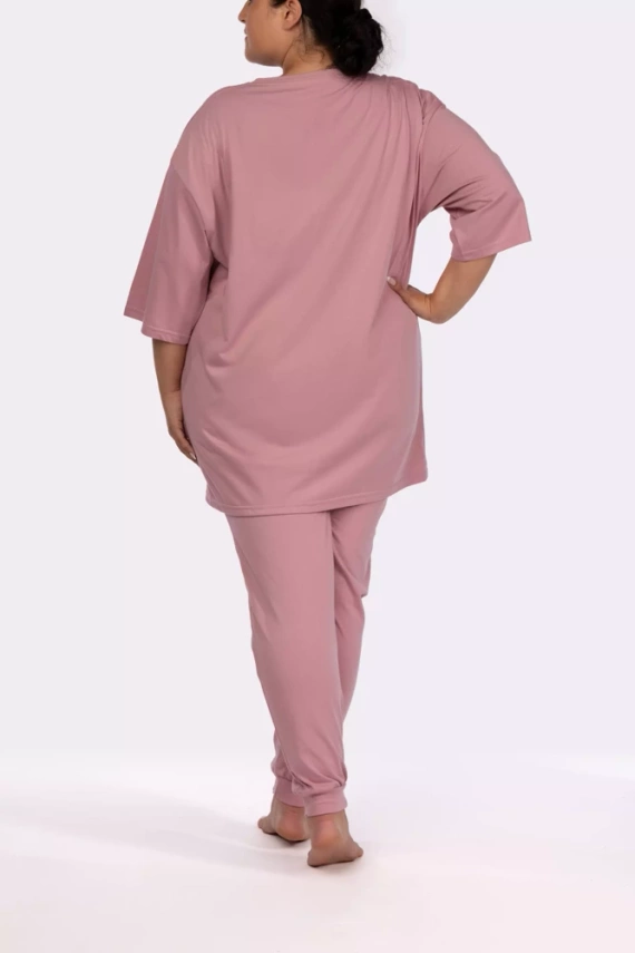 Piżama damska Homie shortsleeve Mona pink