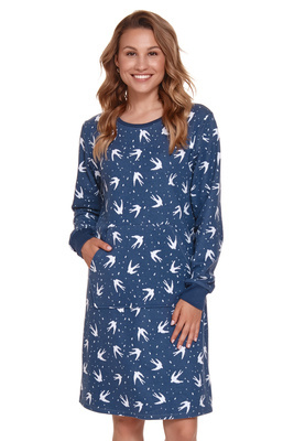 TM.4398 Koszula Nocna Doctor Nap - deep blue