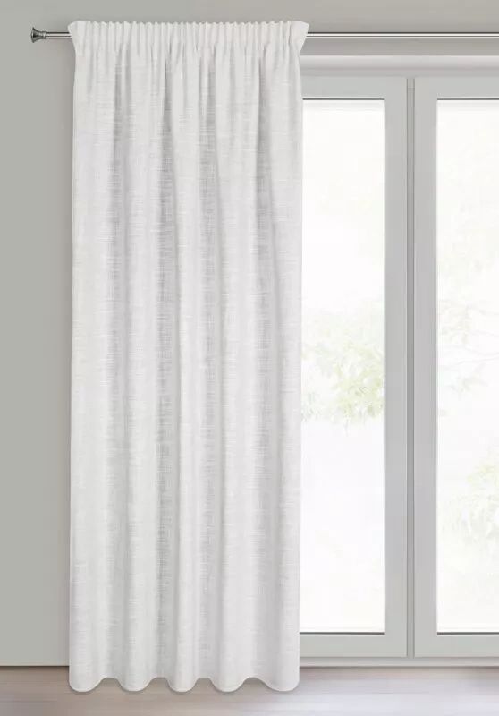 Zasłona na taśmie Rosi Eurofirany srebrny