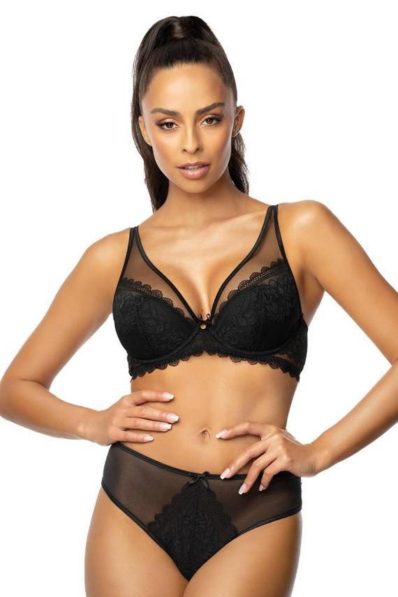 Biustonosz Push-up M-0198/11 Estelle Mat czarny